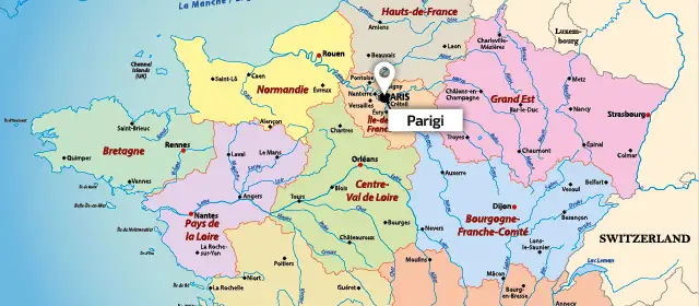 Mappa generale di Parigi